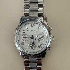 Michael Kors Metallic Chronograph Watch
